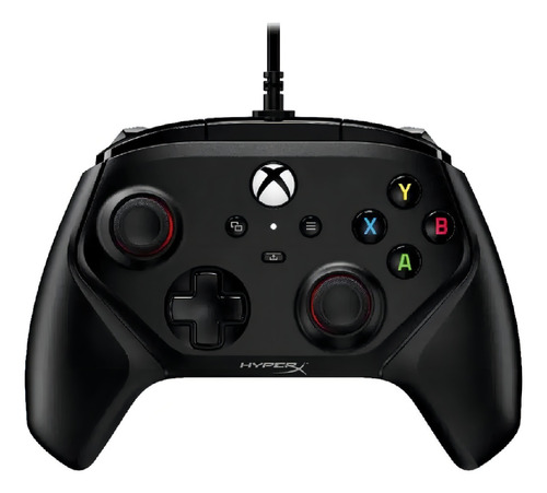 Controlador com fio Hyperx Clutch Gladiate para Xbox Series X - preto