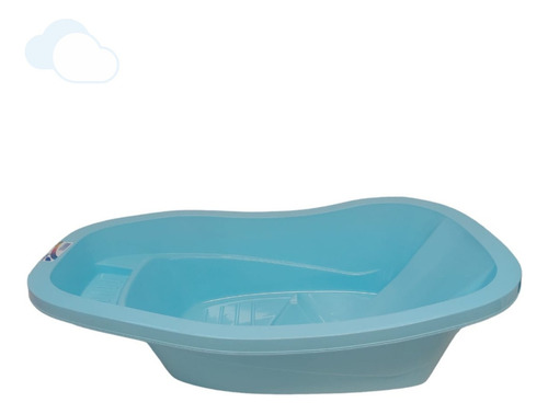Bañera Plástica Para Bebes 26 Litros Dispita Color Celeste