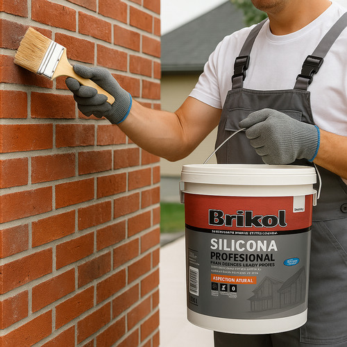 Brikol Silicona Profesional Acabado Natural 20 Litros
