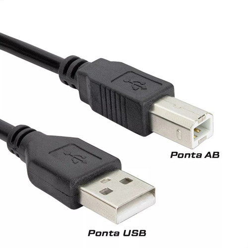 Cabo USB Impressora 10 Metros Tipo A Macho para B Macho LE-902-10M It Blue Alta Qualidade