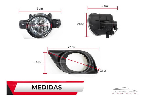 Kit Faros Niebla Nissan Versa Almera 2012 2013