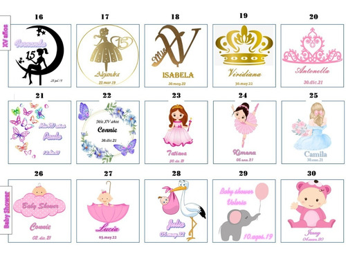 25 Velas Elefantito Recuerdos Bautizo, Baby Shower, Cumplea
