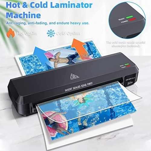 Máquina Laminadora Plastificadora 4 En 1 Con 30 Hojas