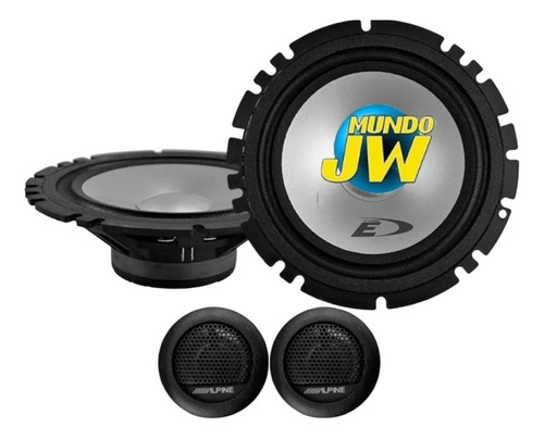 Componentes Alpine Sxe-1750s De 6 1/2 - Parlantes + Tweeters