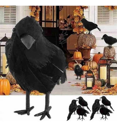 Cuervos / Decoracion De Halloween/ Dia De Brujas