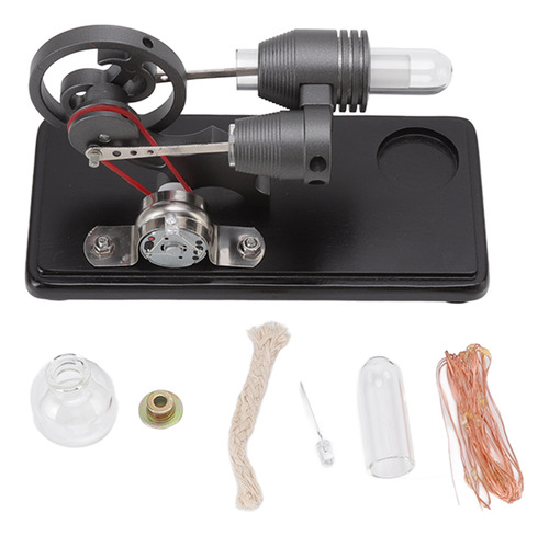 Kit De Motor Stirling Modelo Negro Modelo Generador Modelo F
