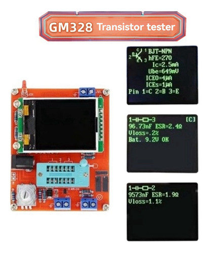 Medidor De Frecuencia Del Probador De Transistores Gm328 Pwm