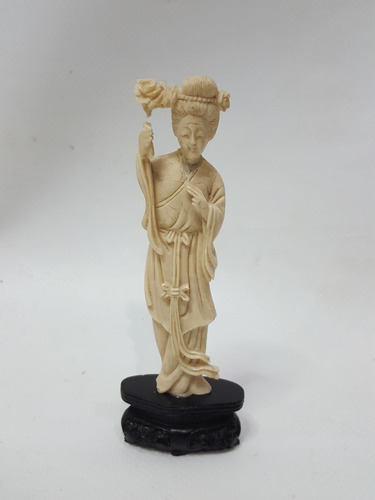 Figura De Marfil-geisha Cod 32322