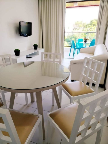 Imagem 3 de 8 de Apto 46m² Na Barra De São Miguel Com Varanda 1 Quarto Suíte Mobiliado Por 180mil !!! - 1000