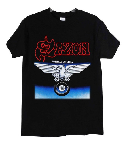 Polera Saxon Wheels Of Steel Metal Abominatron