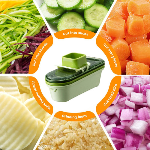 Trituradora De Verduras Rebanadora Y Picadora De Alimentos T