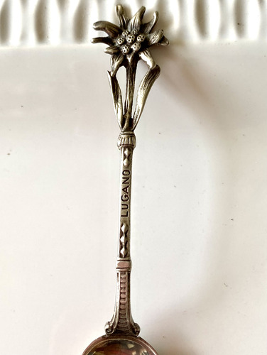 Antiguas Cucharitas Plata 800. Origen: Lugano, India (Usado)