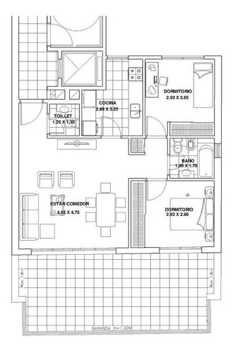 Departamento En Belgrano, 3 Ambientes Con Cochera.
