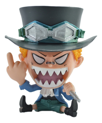 Figura Muñeco Gashapone De One Piece Cabezona Sabo