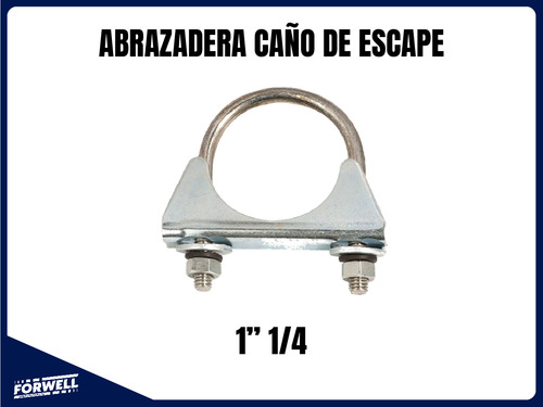 Abrazadera Caño Escape Kit X2 1 1/4 3/8 1/2 5/8 3/4 Tubosil