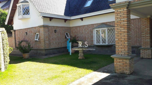 Casa Com 5 Dormitórios À Venda, 655 M² Por R$ 6.800.000 - Alto Do Capivari - Campos Do Jordão/sp - Ca0533