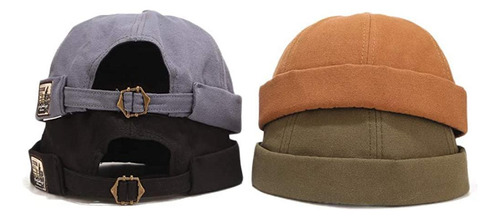 Gorro De Algodón Marinero Retro Para Hombre Pack De 4