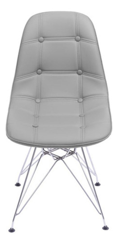 Cadeira Dkr Base Cromada Botonê Or Design