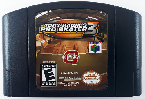 Tony Hawks Pro Skater 3 Nintendo 64 N64 Americano