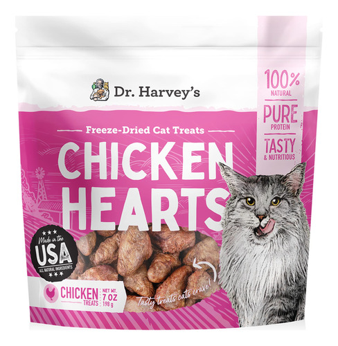 Dr. Harvey's Chicken Hearts - Golosinas De Entrenamiento Lio