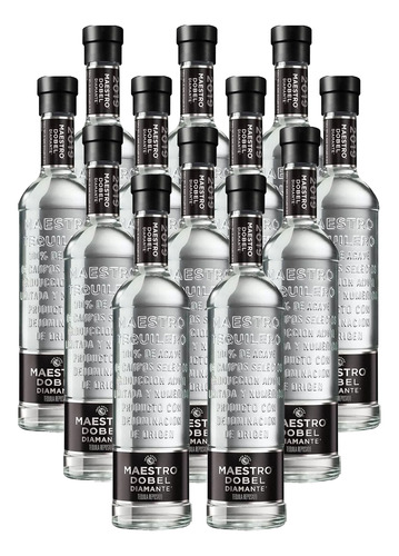Tequila Maestro Dobel Diamante 700 Ml 12 Pack 12 Piezas