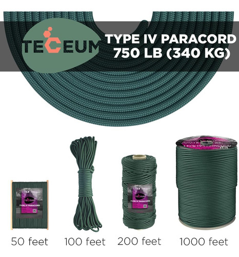 Cuerda Paracord Para Supervivencia, Disponible En 45 Colores