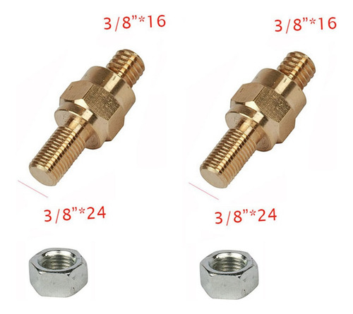 Batería De Montaje Lateral, 2 Piezas, Tornillo De Cobre, 3/8