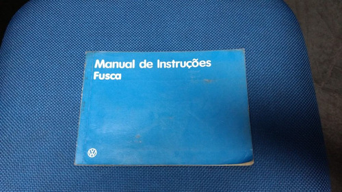 Manual Proprietário Volkswagem Fusca 1300 1600 1985 1986