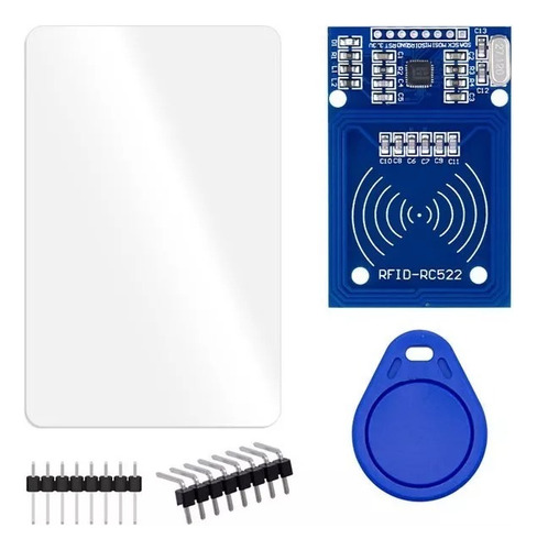 Modulo Rfid Rc522 Rf 13.56mhz Tarjeta Lector Y Pines Llavero