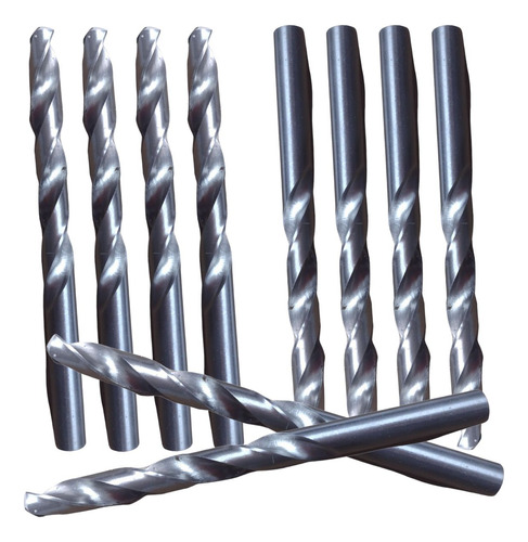 10 Un Broca Aço Rapido 3mm Metal  Aço Ferro Alumínio Hss