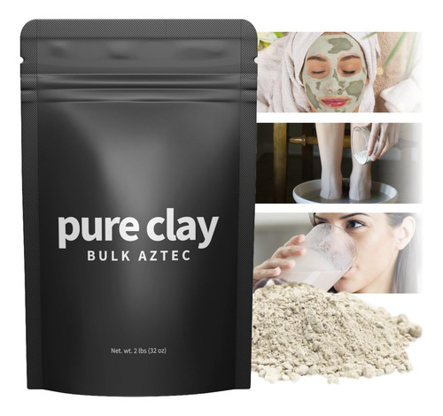 Clay Powder Pure Clay Organic Calcium Bentonite 946ml Bag