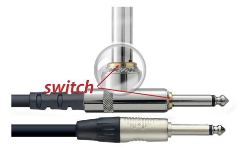 Cable Pro Plug Plug Neutrik 3 Metros C/ Switch Satgg Ngc3swr