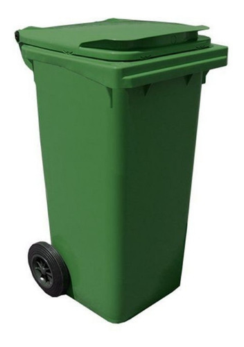 Imagem 1 de 4 de Lixeira Grande Contentor De Lixo 120 Litros - Cores
