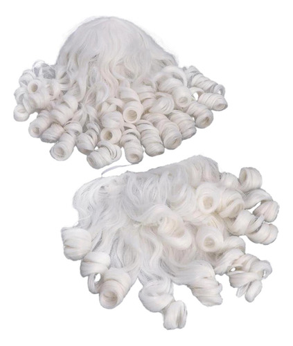 Set De Pelo Y Barba De Papá Noel Para Accesorios De Disfraz