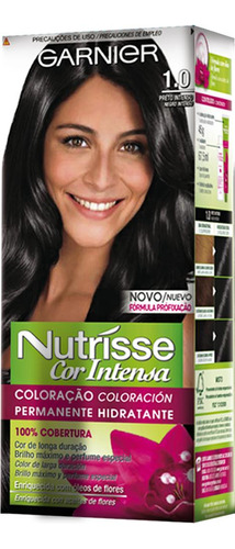 Tinta Garnier Nutrisse Cor Intensa N°1.0