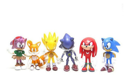 Sonic Shadow Tails Personajes Figura Juguetes 6pieza (s)