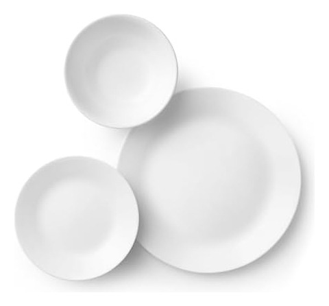 Corelle Vitrelle Servicio De 18 Piezas Para 6 Vajillas, Trip