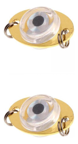 2x Led Deep Drop Submarino Intermitente Ojo 3d Pesca Calamar