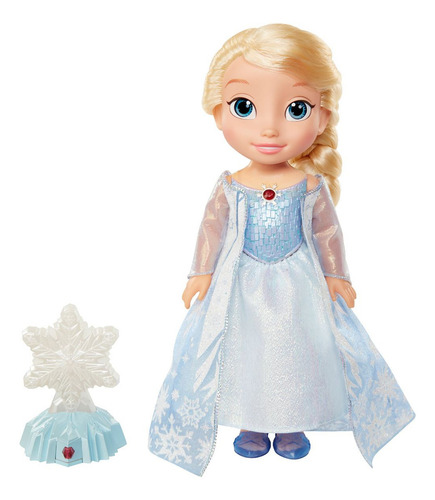 Muñeca Elsa Musical Luces Del Norte 35cm