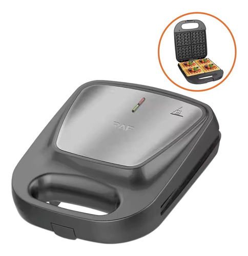Wafflera Electrica Maquina Antiadherente De 4 Waffles Grande