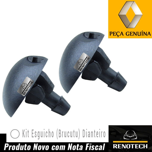 Imagem 2 de 10 de Kit Esguicho Brucutu Dianteiro Duster 2012 A 2015 289321198r