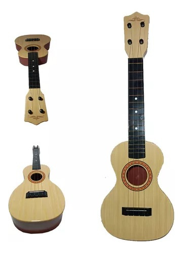 Mini Violão De Plástico Brinquedo Infantil 55cm Com Bolsinha