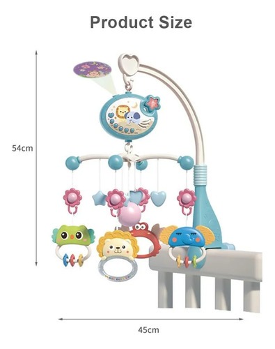 Juguetes Giratorios Colgantes, Juguetes De Cuna Con Mando