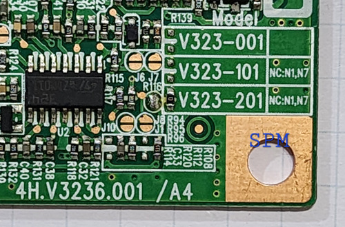 T-con Toshiba 27-d046593 ( 4h.v3236.001 , V323-201 ) (Usado)