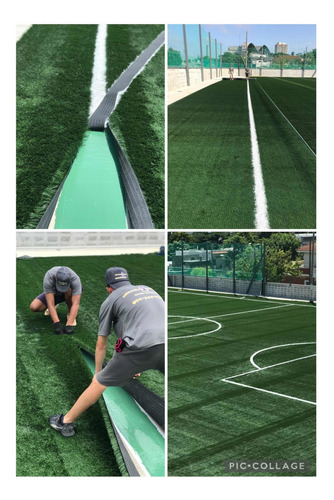 Césped Sintético 50mm Canchas De Futbol 5. Pasto Alfombra
