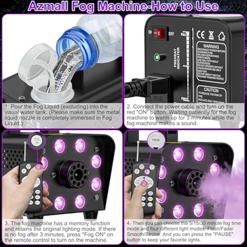 Máquina De Humo De Halloween Para Fiestas Con