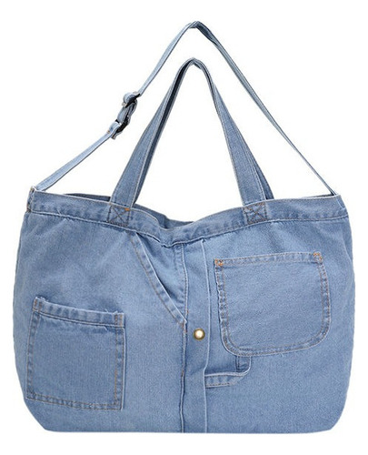 Bolsas De Mano Mezclilla Para Mujer Casual Bolso De Hombro