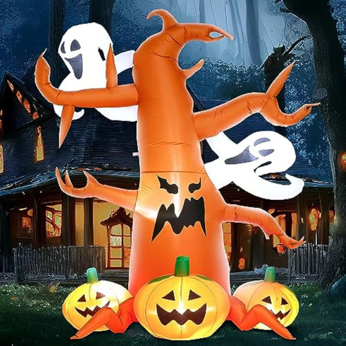Decoração Inflável De Halloween Fantasma Assustador Gigante