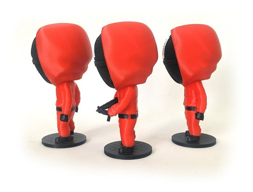 3 Figuras Simil Squid Game Juego Del Calamar
