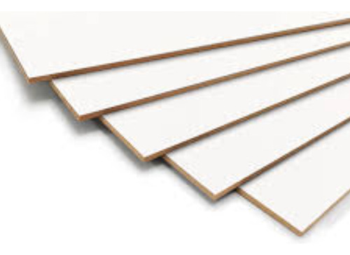 Media Placa 260 X 90 Cm Mdf Fondo Blanco Fibro Plus 3mm